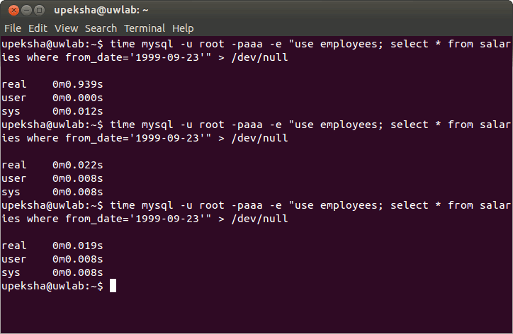 MySQL Query Cache Effects