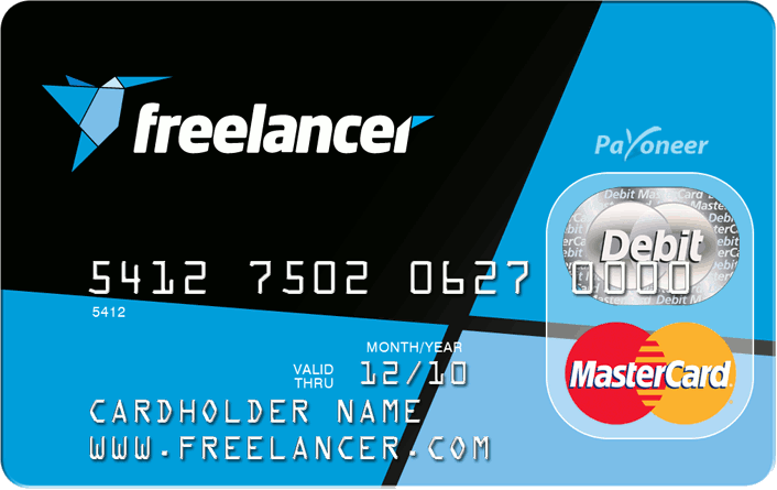 Freelancer Payoneer Card